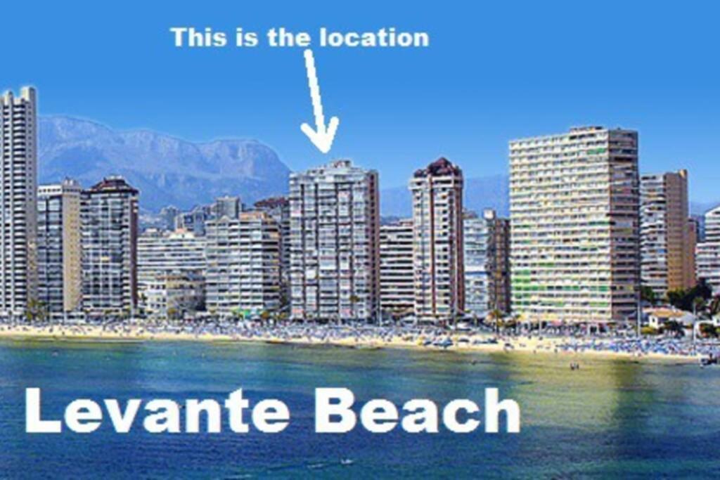 Seafront Luxury Levante Beach / Primera línea playa levante Benidorm Exterior foto